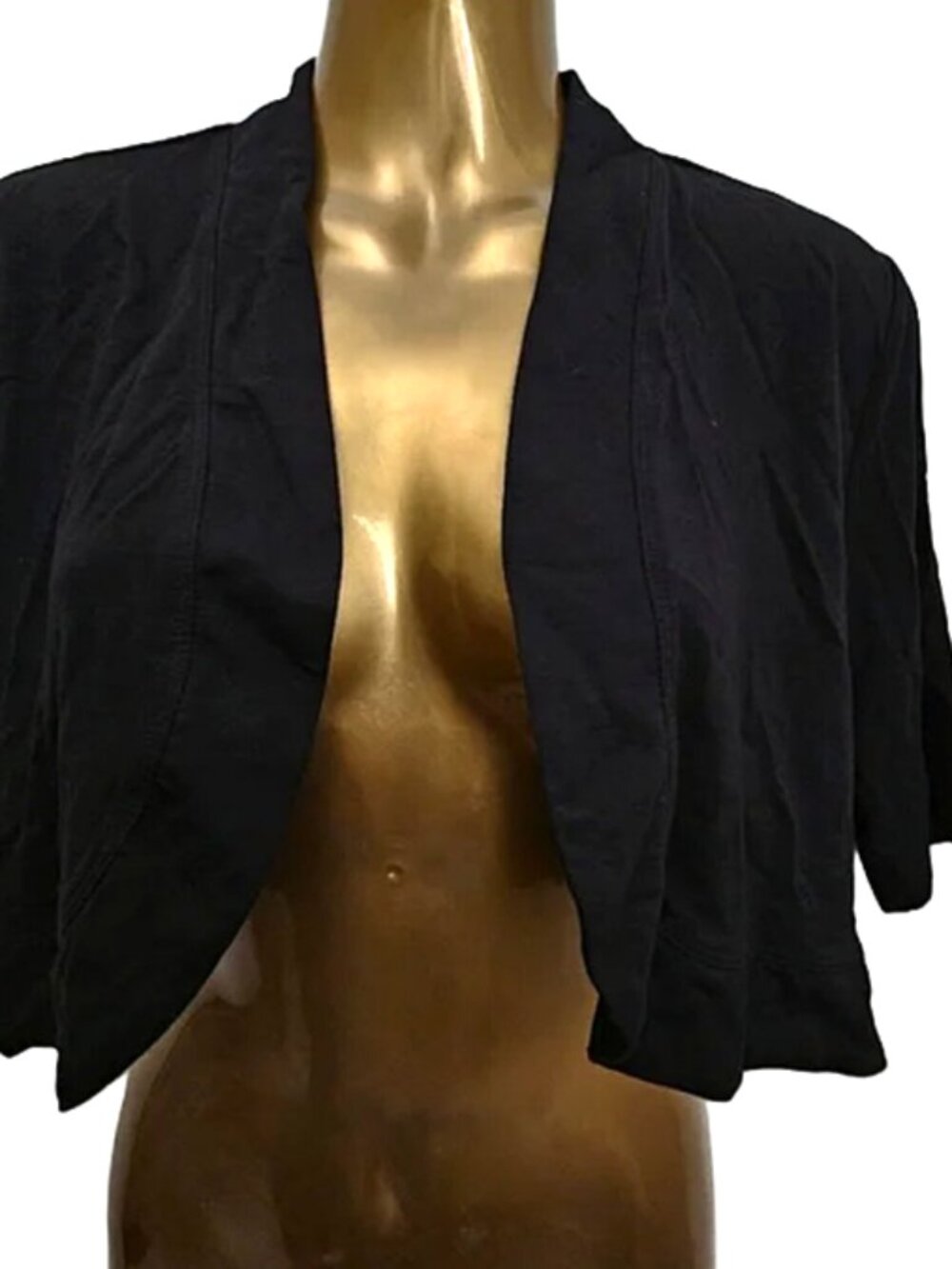 Soma Black Knit Bolero Cardigan size M.
